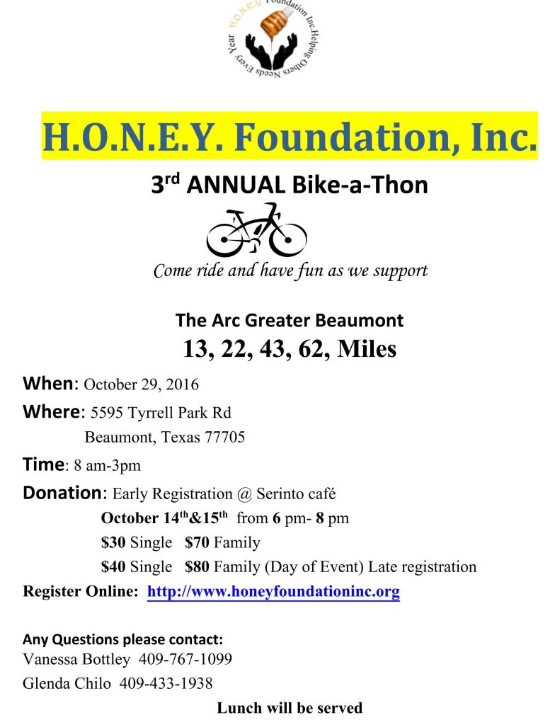 honey-bike-a-thon-flyers